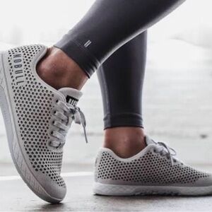 NOBULL Light Grey Suede Trainers